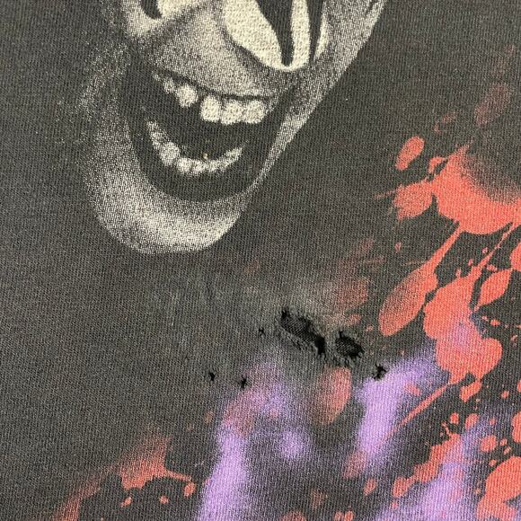 Vintage Kiss Alive Worldwide Tour 96/97 90s Tie Dye All Over Print Shirt Size XL - Picture 6 of 10